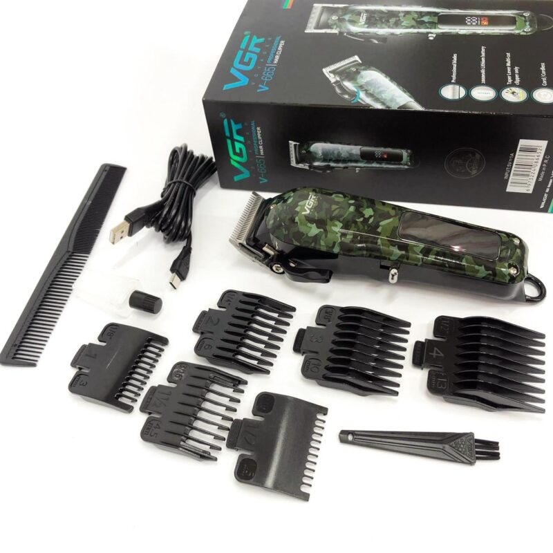 Машинка для стрижки волосся VGR V-665 – ідеальний помічник для стильних стрижок вдома