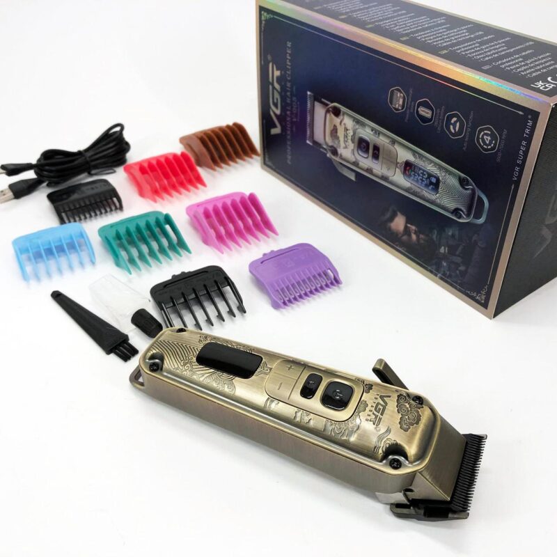 Машинка для стрижки волосся VGR V-005 — стильний та потужний тример для бороди.