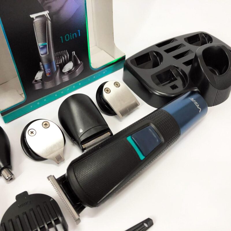 Машинка для стрижки волосся VGR V-108 — професійний тример 10 в 1 для ідеального вигляду.