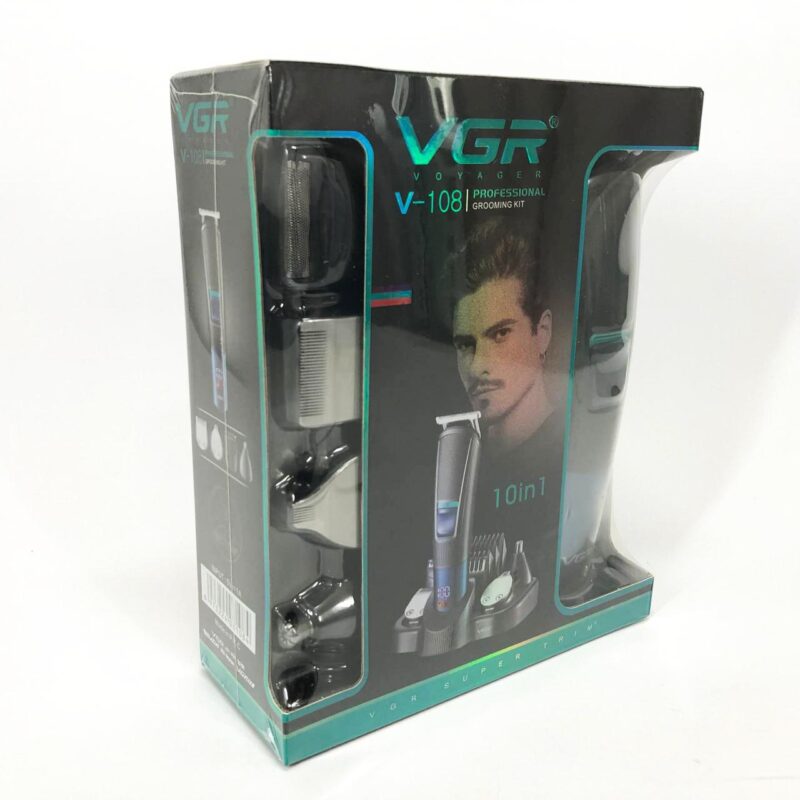 Машинка для стрижки волосся VGR V-108 — професійний тример 10 в 1 для ідеального вигляду.