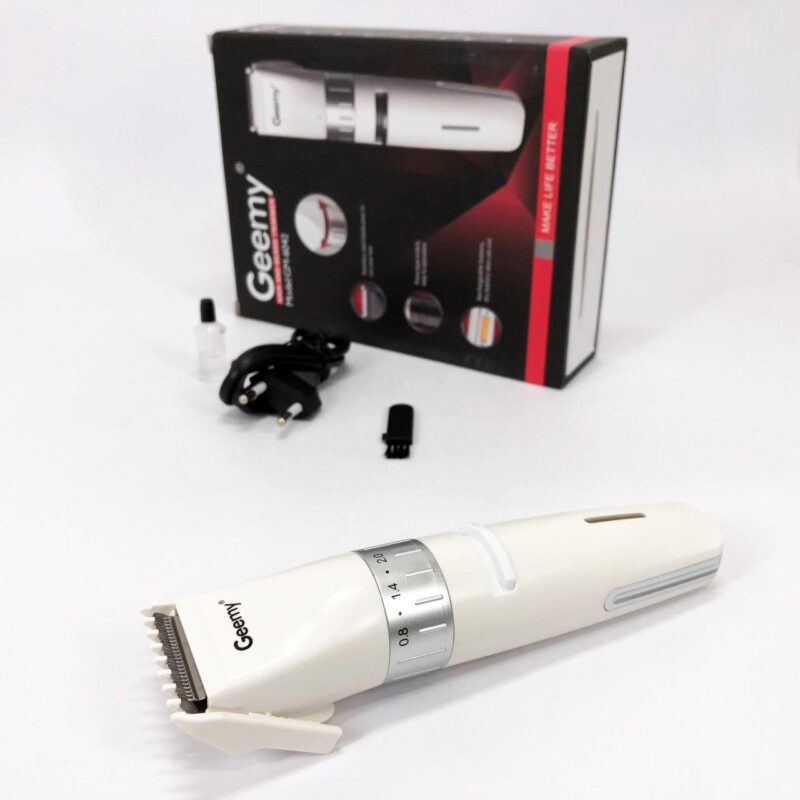 Акумуляторна машинка для стрижки волосся Gemei GM-6042 — стильна та зручна у використанні