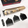 Бездротова машинка GEMEI GM-6112 для стрижки волосся з трьома насадками