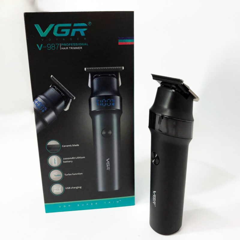 Машинка для стрижки волосся VGR V-987 BLACK для точності та зручності стрижки.