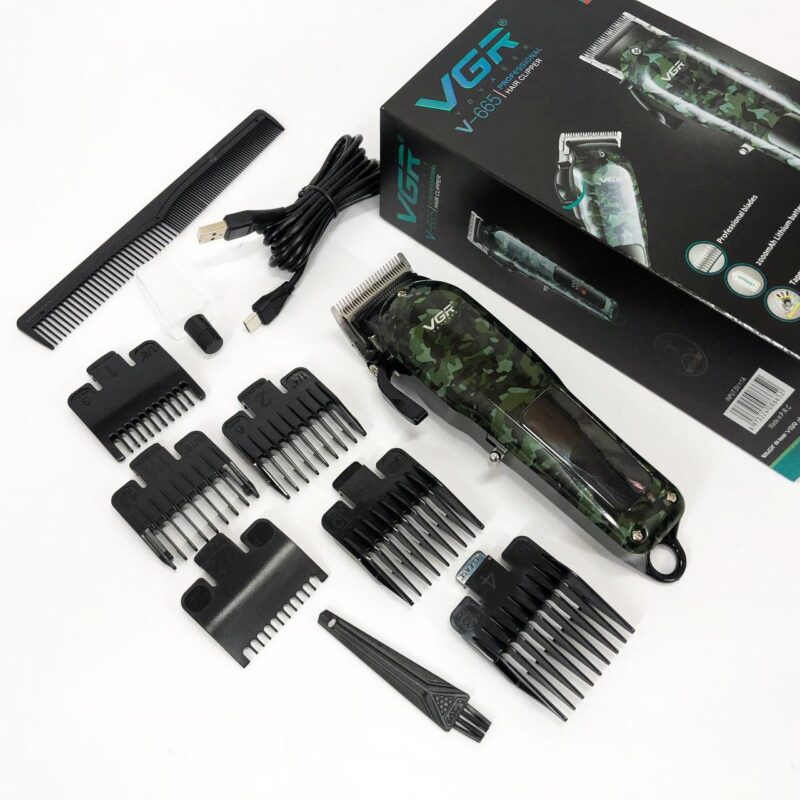 Машинка для стрижки волосся VGR V-665 – ідеальний помічник для стильних стрижок вдома
