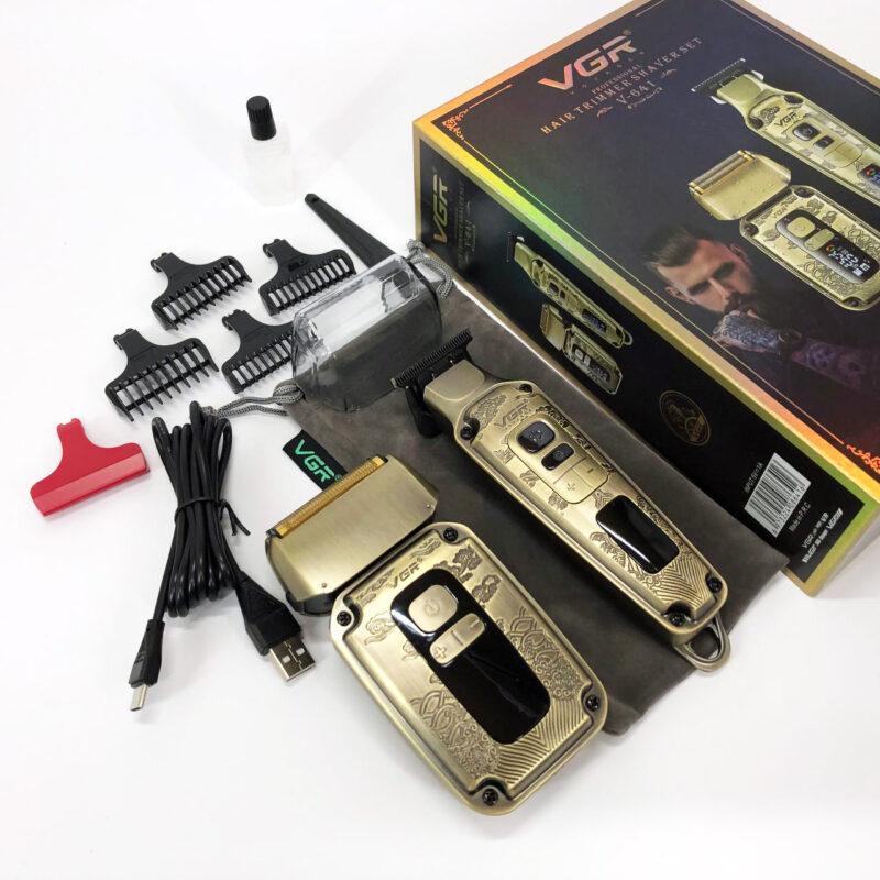 Машинка для стрижки та гоління VGR V-641 — професійний набір для догляду за зовнішнім виглядом.