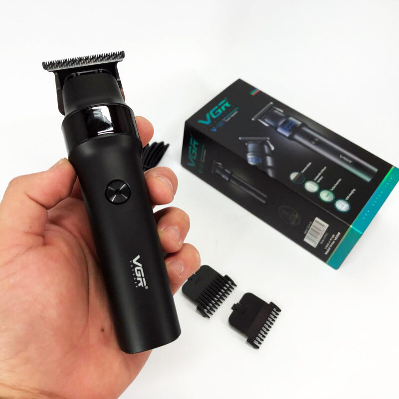 Машинка для стрижки волосся VGR V-987 BLACK для точності та зручності стрижки.