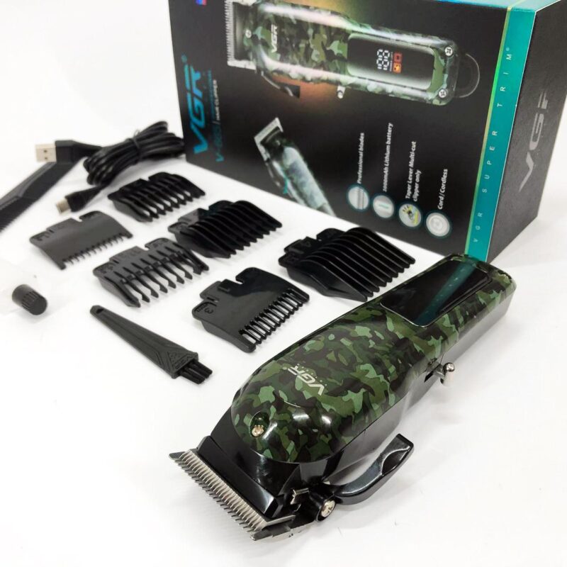 Машинка для стрижки волосся VGR V-665 – ідеальний помічник для стильних стрижок вдома