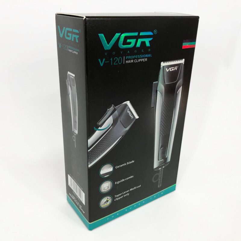 Машинка для стрижки волосся VGR V-120 — універсальний тример для бороди з насадками
