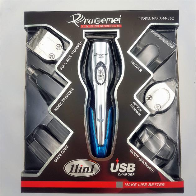 Машинка для стрижки GEMEI GM-562 з акумулятором для зручності використання