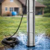 Насос свердловинний шнековий 4QGO2-120-1.5 120m 1.5kW для чистої води з високим тиском 120 м