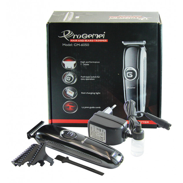 Машинка для стрижки GEMEI GM-6050 — швидке рішення для догляду за волоссям вдома.