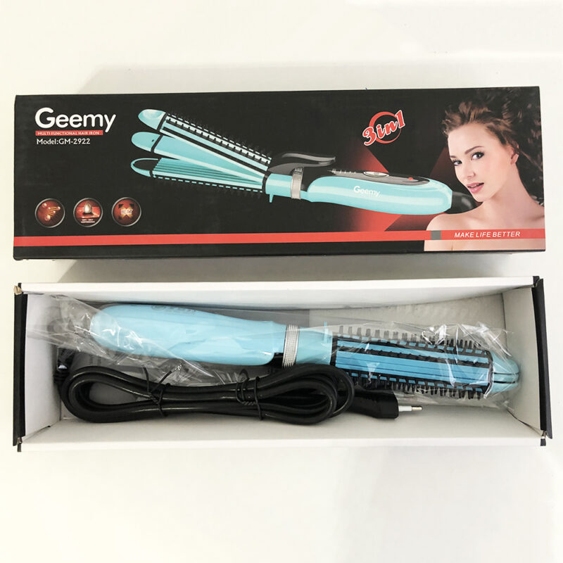 Плойка-утюжок Geemy GM-2922 3в1 для об'ємних укладок