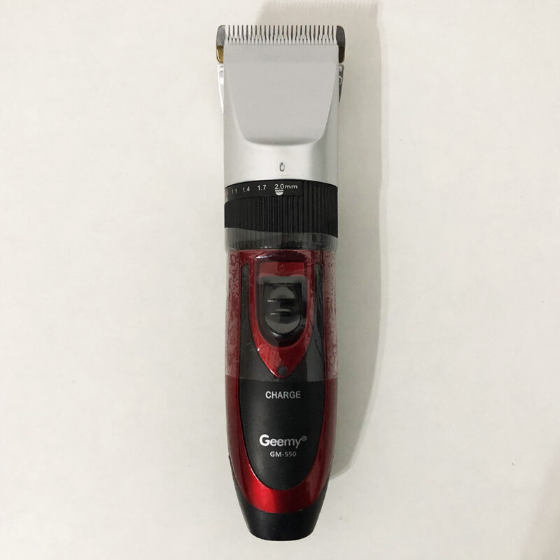 Професійна машинка для стрижки волосся GEMEI GM-550 з двома акумуляторами для ідеальної стрижки