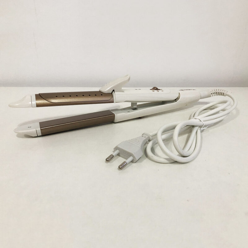 Щипці утюжок для волос GEMEI GM-2961 2 в 1 з керамічним покриттям для завивки волос