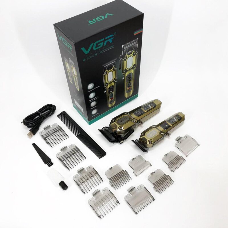 Комплект 2 до 1 VGR V-600 V-900 — зручний інструмент для професійної стрижки вдома.