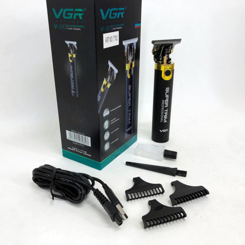 Машинка для стрижки VGR V-082 акумуляторна бездротова для професіоналів