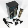 Акумуляторна машинка для стрижки волосся VGR V-962 — тример для бороди та вусів з насадками 1-7 мм для професійного використання.