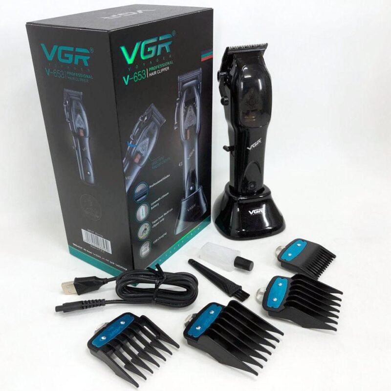 Машинка для стрижки волосся VGR Hair Clipper V-653 Voyager — ідеальні плавні переходи без зусиль