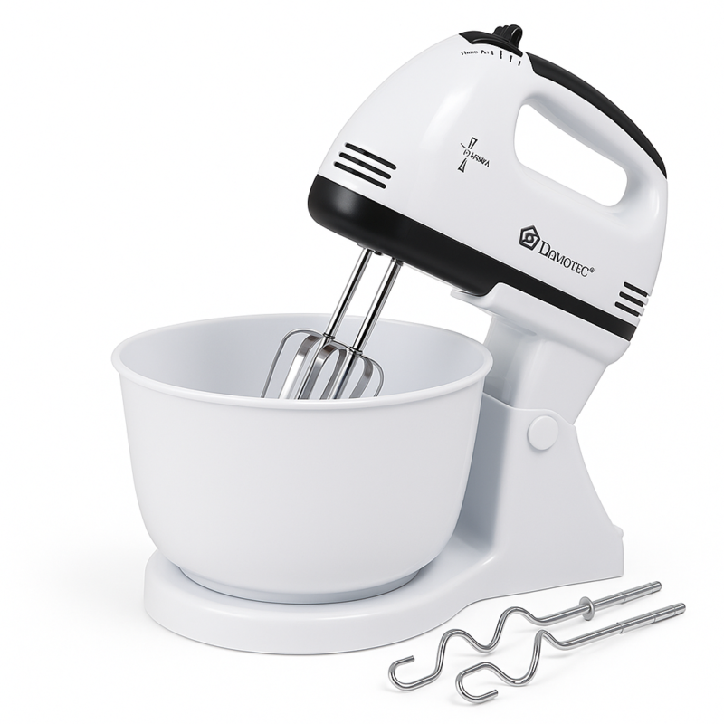Миксер Domotec MS-1366 з чашею 2 л, 7 швидкостей для зручного використання