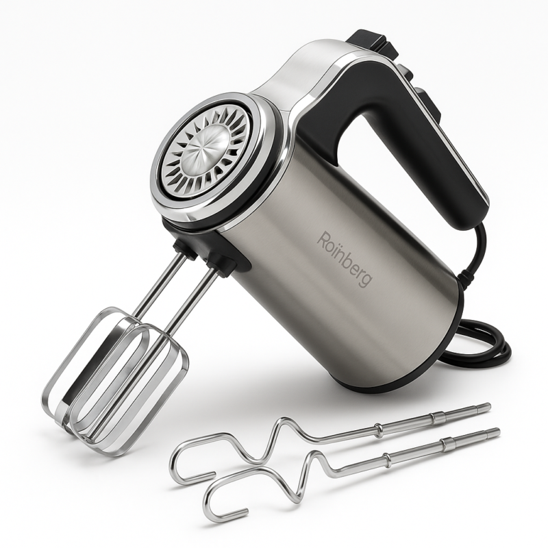 Миксер ручний електричний Rainberg RB-1012 600W – потужний кухонний помічник