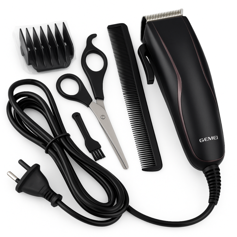 Машинка для стрижки GEMEI GM-811 - професійний інструмент для домашньої стрижки без шуму.