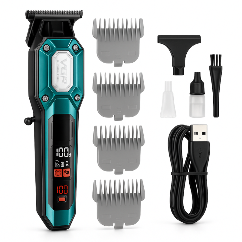 Акумуляторна машинка для стрижки VGR V-900 — бездротовий інструмент для точного догляду за волоссям