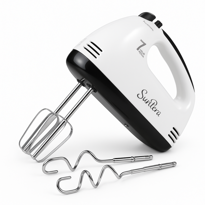 Міксер Suntera SMX-133 | Найкращий ручний міксер для кухні з потужністю 300 Вт та 7 швидкостями.