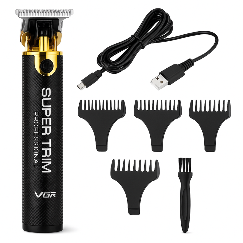 Машинка для стрижки VGR V-082 акумуляторна бездротова для професіоналів