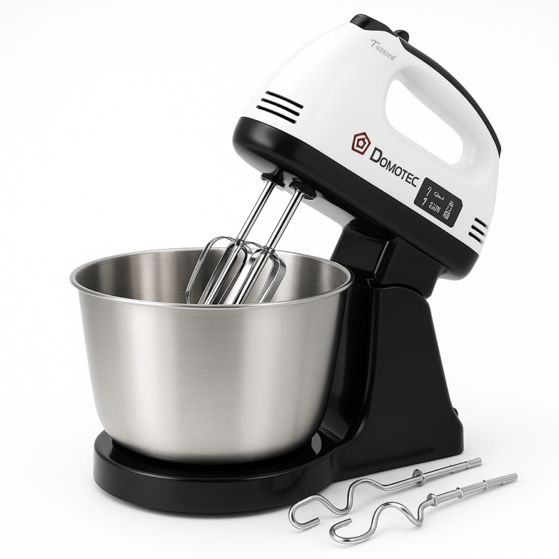 Миксер стаціонарний Domotec R6637W на 250 Вт з 7 швидкостями для кухні