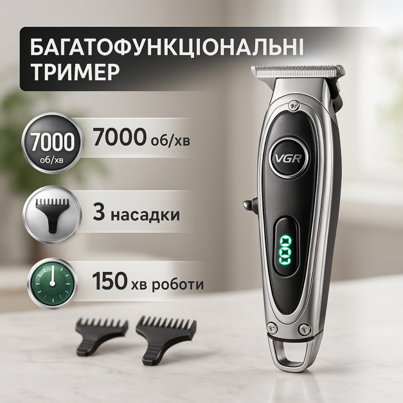 Тример VGR V-263 Black — потужний інструмент для професіоналів та любителів.