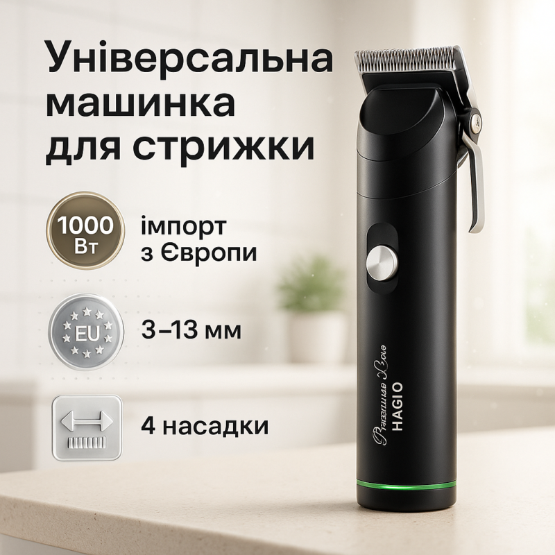 Машинка для стрижки волосся MAGIO MG-186 для бездоганного вигляду в будь-який час