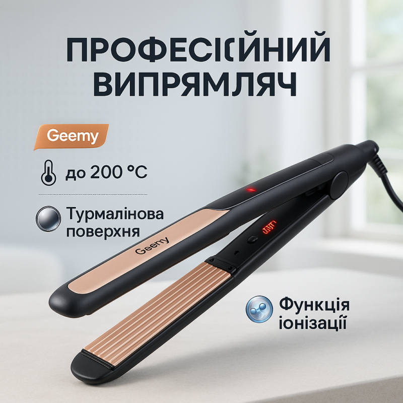 Плойка гофре Gemei GM-2955 для прикореневого об'єму