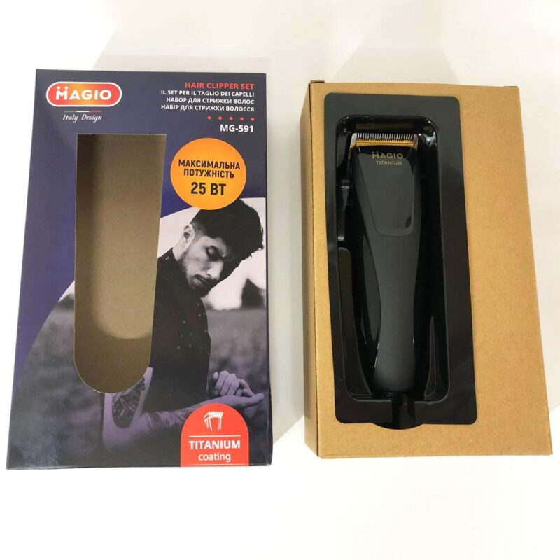 Машинка для стрижки волосся Magio MG-591 — зручний та ефективний помічник для бездоганного вигляду
