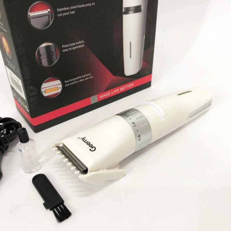 Акумуляторна машинка для стрижки волосся Gemei GM-6042 — стильна та зручна у використанні