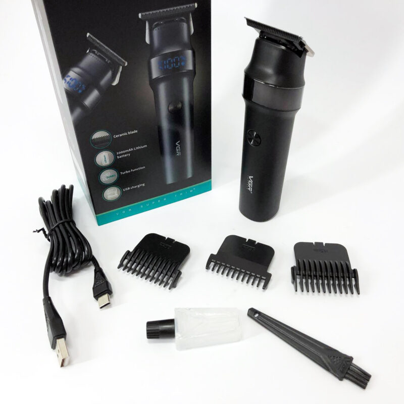 Машинка для стрижки волосся VGR V-987 BLACK для точності та зручності стрижки.