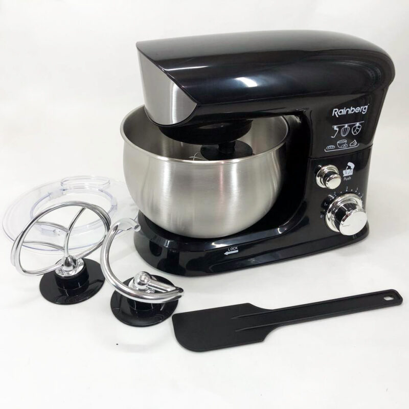 Электричний планетарний міксер Rainberg RB-8083 з потужністю 3200 Вт
