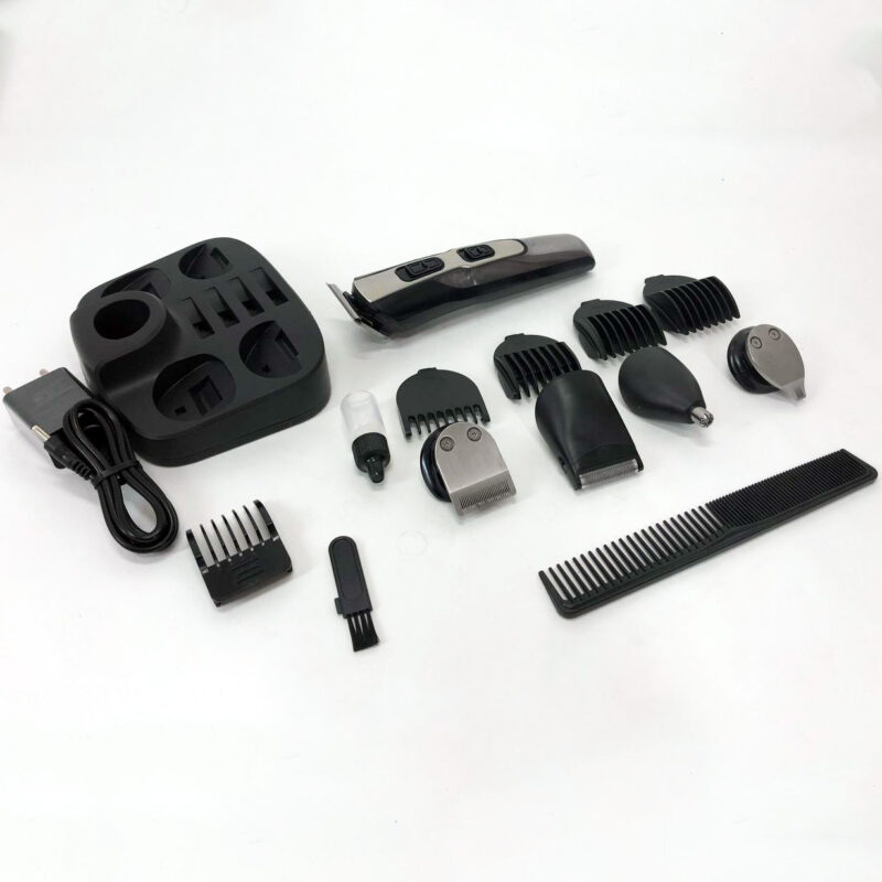 Машинка для стрижки GEMEI GM-592 10в1 — ідеальне рішення для догляду за зовнішністю.