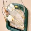 Тримач для кришок на стіну Kitchen Pot Cover Rack — економія простору та зручність для кухні, ABS + метал, 24.5*21.2 см.