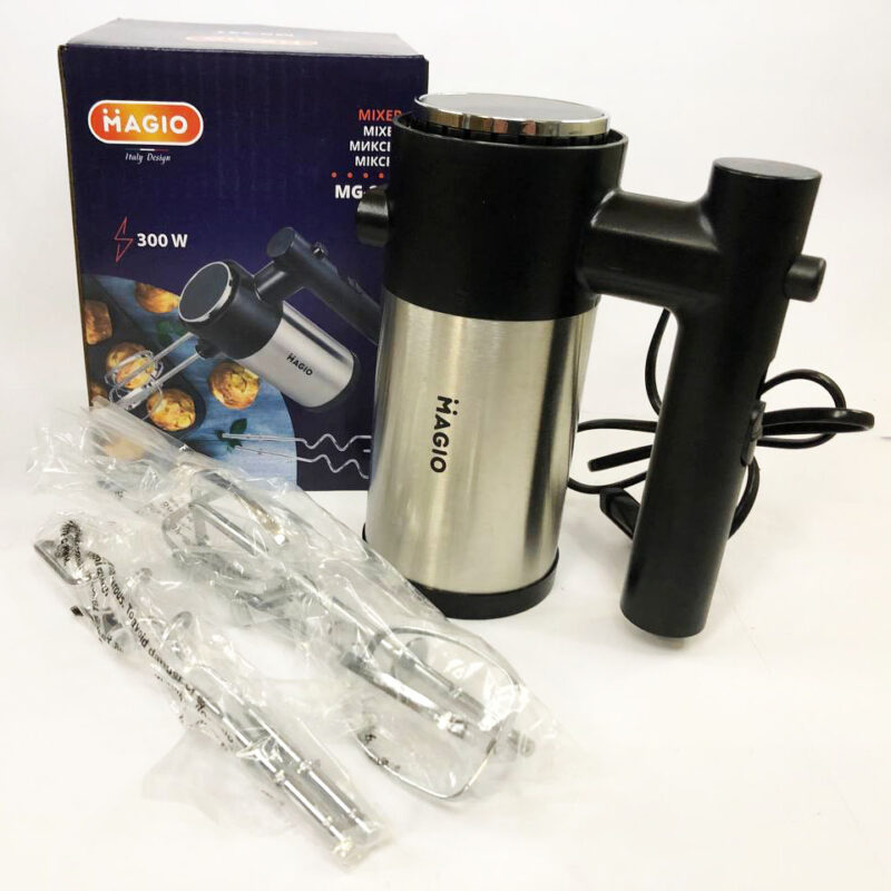 Миксер ручной MAGIO MG-231 300 Вт — потужний і компактний міксер для кухні.