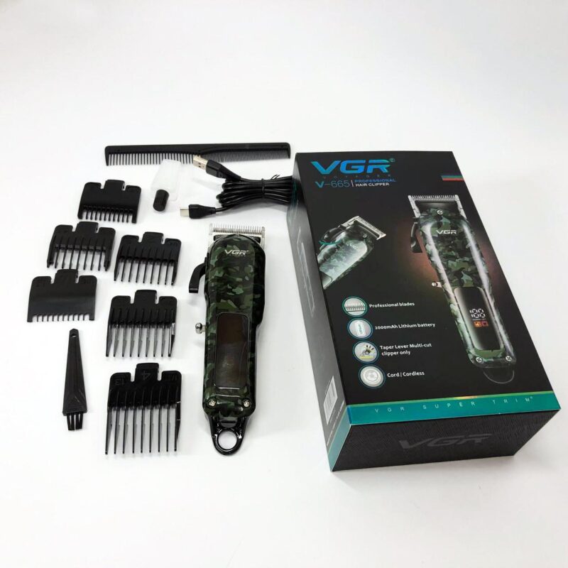 Машинка для стрижки волосся VGR V-665 – ідеальний помічник для стильних стрижок вдома