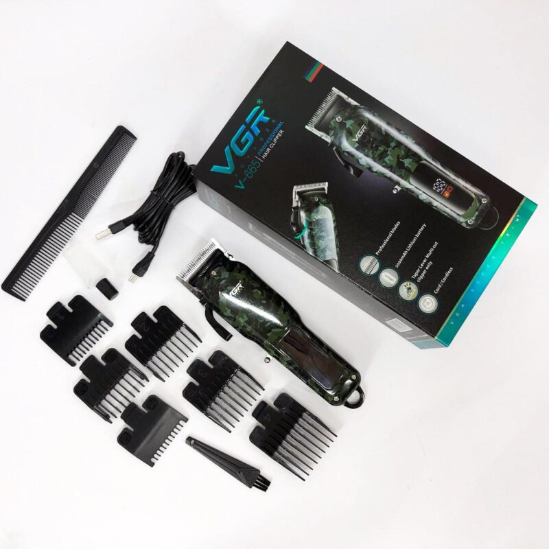 Машинка для стрижки волосся VGR V-665 – ідеальний помічник для стильних стрижок вдома