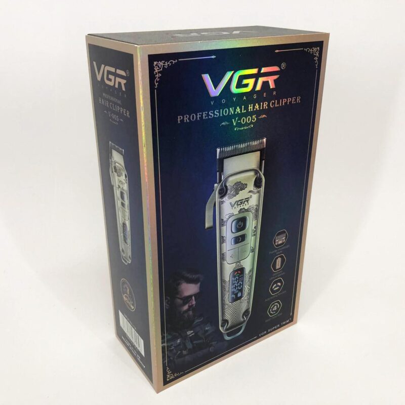 Машинка для стрижки волосся VGR V-005 — стильний та потужний тример для бороди.