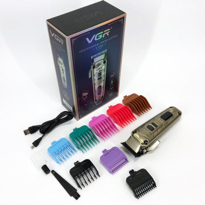 Машинка для стрижки волосся VGR V-005 — стильний та потужний тример для бороди.