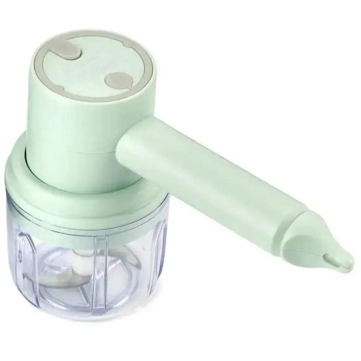 Ручний блендер Green 2 в 1 | Потужний акумулятор і USB зарядка для зручності використання.