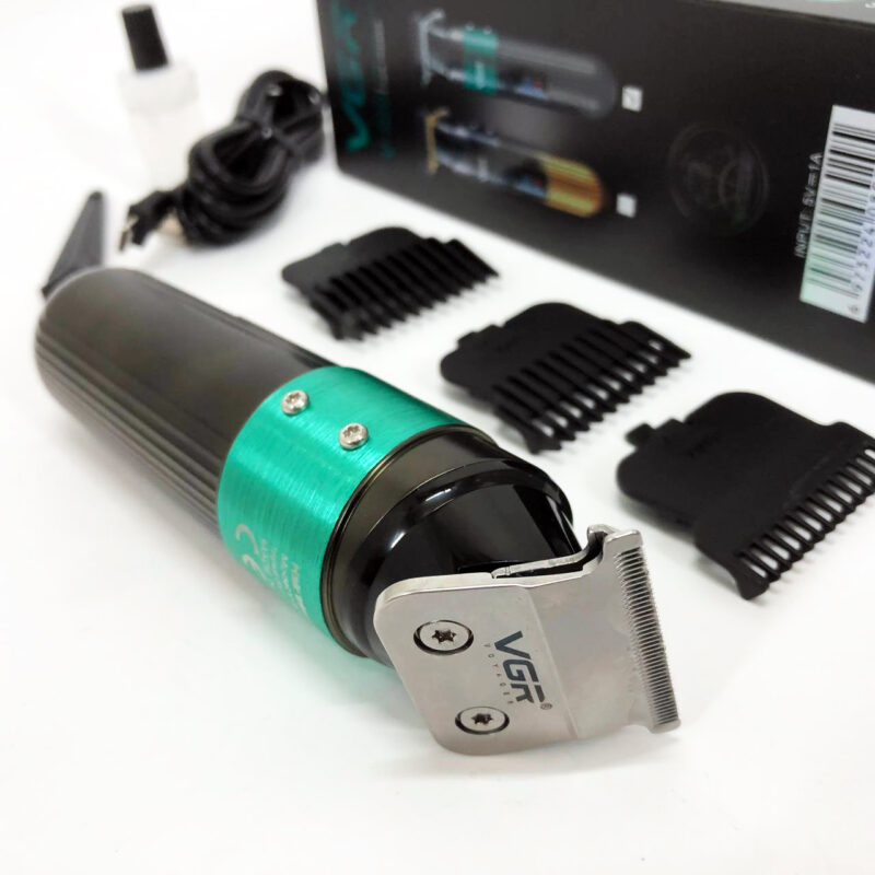 Машинка для стрижки волосся VGR V-929 акумуляторна — триммер для професійних результатів