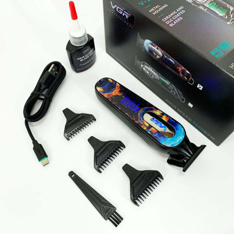 Тример акумуляторний VGR V-260 RED — продуктивний інструмент для догляду.