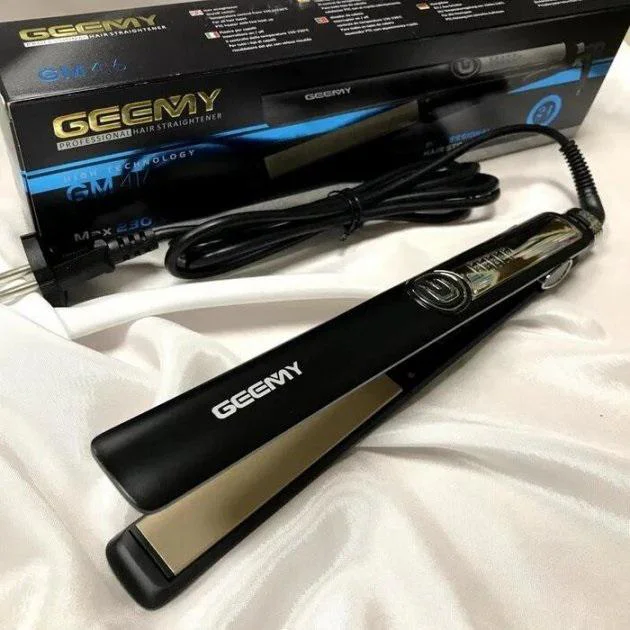 Выпрямитель-утюжок для волос Gemei GM-416 з LED дисплеєм та 5 температурними режимами