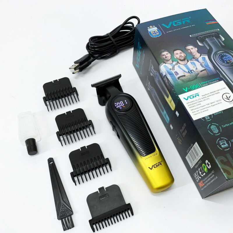 Тример VGR V-996 YELLOW — потужний інструмент для стильних зачісок.