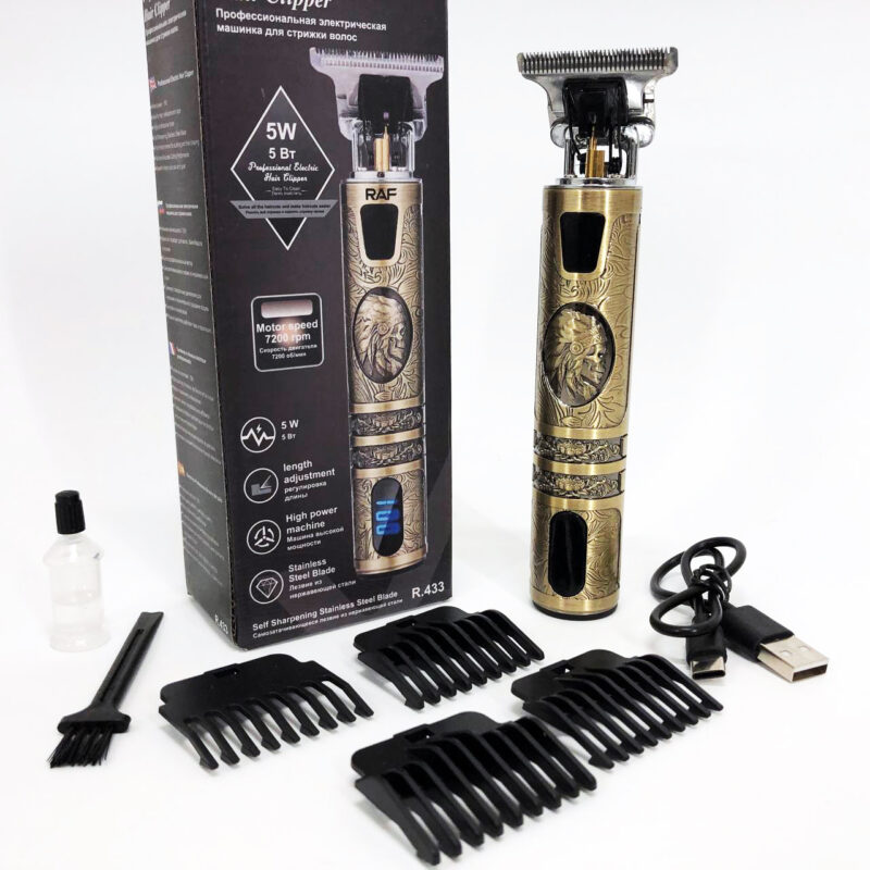 Машинка для стрижки RAF R-433 — компактний тример для точного догляду за волоссям.