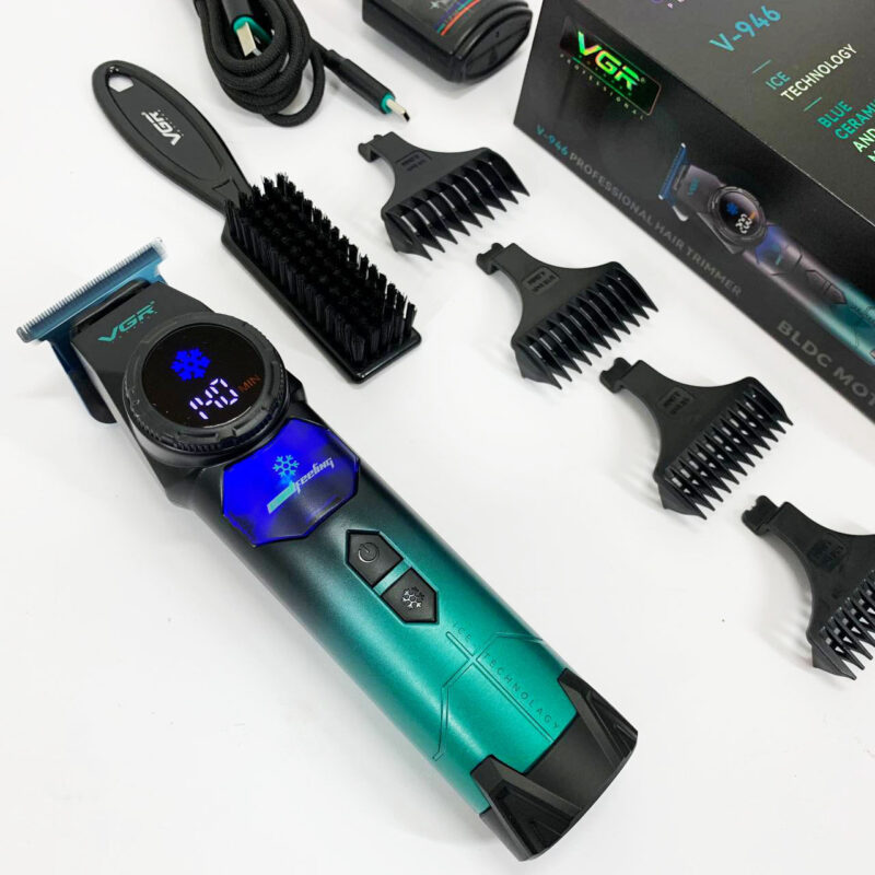 Тример VGR V-946 з технологією охолодження для комфортної стрижки волосся